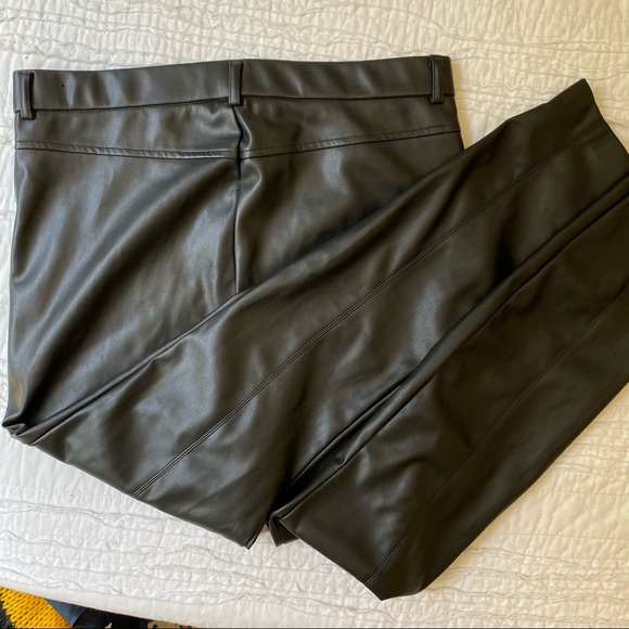 NWT Zara Vegan Leather Pants - Picture 4 of 6